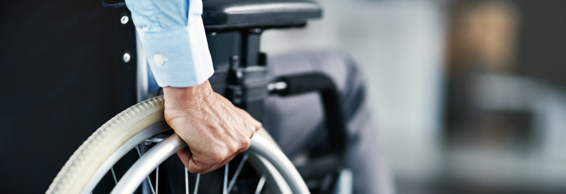 man in wheelchair - Houston catastrophic injury lawyer