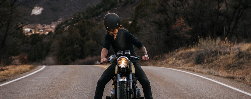motorcycle rider in Houston, Texas