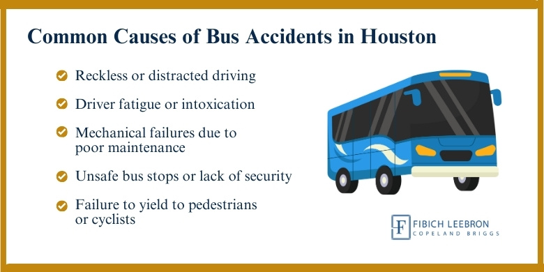 Common Causes of Bus Accidents in Houston