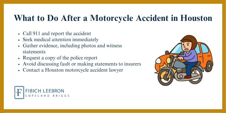 What to Do After a Motorcycle Accident in Houston