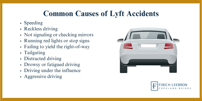 common causes of lyft accidents