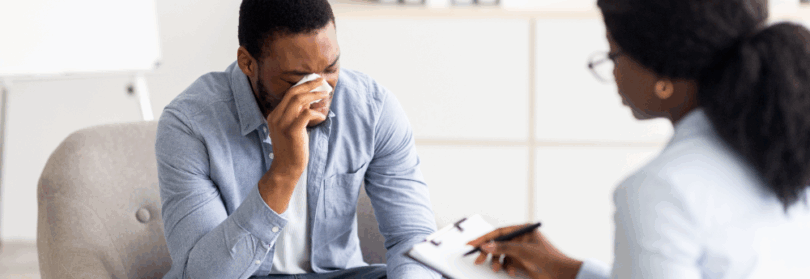 victim of sexual abuse talking to Houston Texas sexual abuse attorney