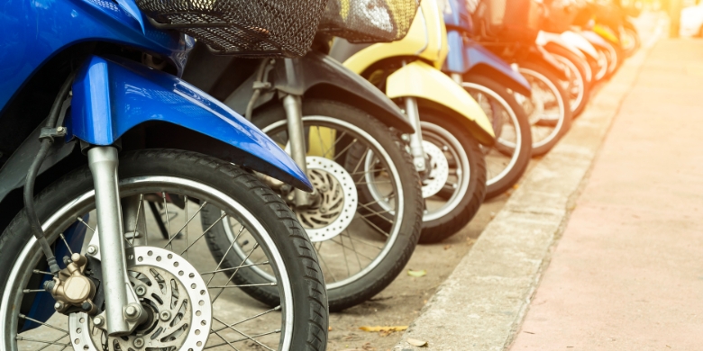 Can You Park a Motorcycle on the Sidewalk