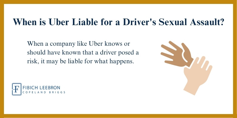 When is Uber Liable for Sexual Assault