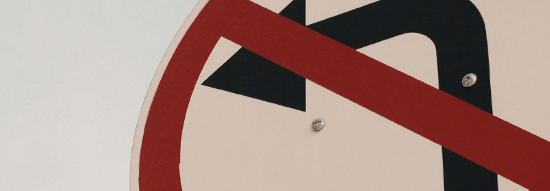 left turn not allowed