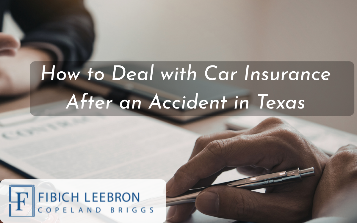 How to Deal with Car Insurance After an Accident in Texas
