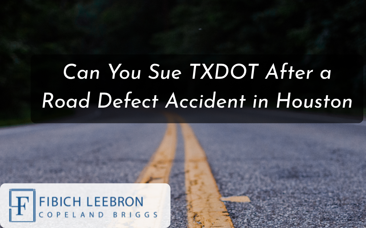 Can You Sue TXDOT After a Road Defect Accident in Houston