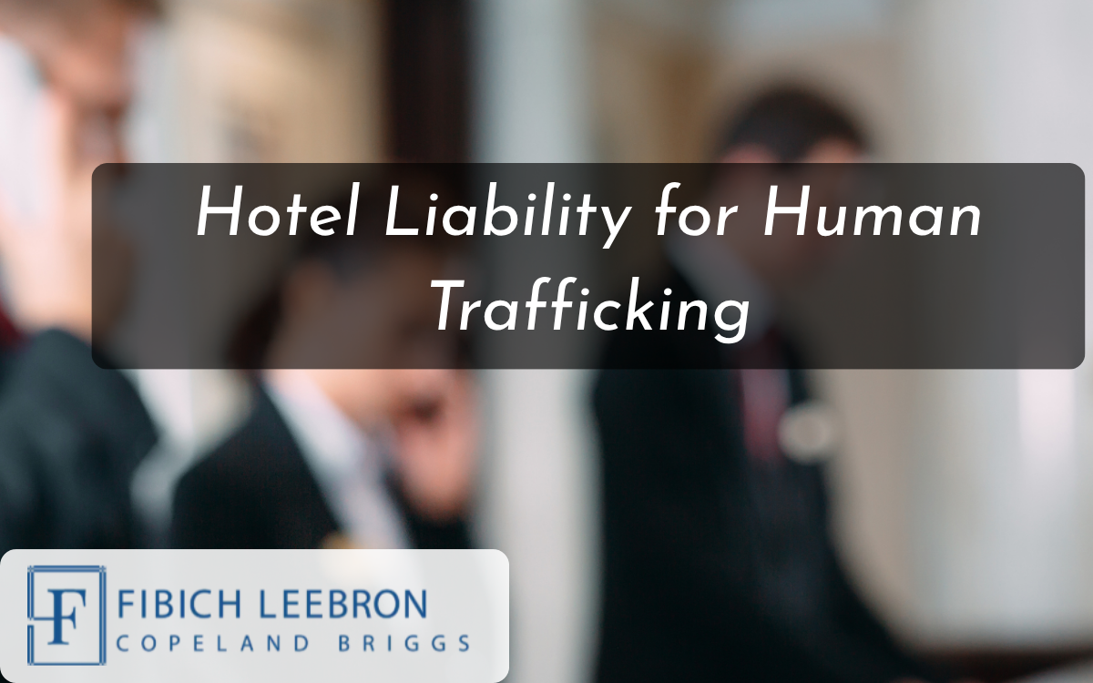 Hotel Liability for Human Trafficking